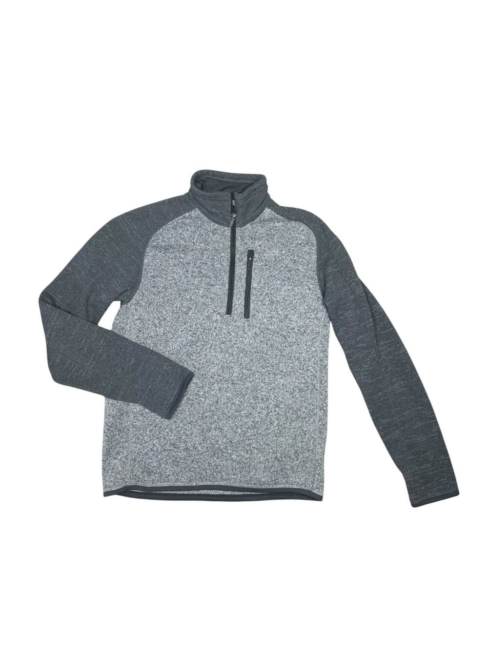 Patagonia Better Sweater Quarter Zip Pullover Fleece Two Tone Gray Mens Small